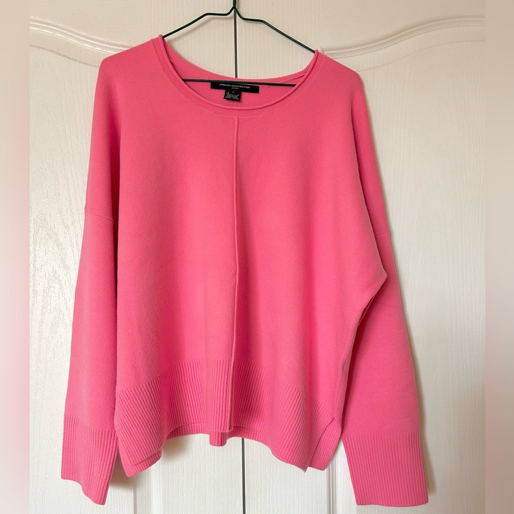 French Connection Pink Sweater Size XL